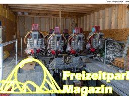 Aufbau des Themenbereichs „Sonnenbucht“ in FANTASIA (März 2025)